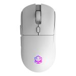 Mouse Gamer Sem Fio PCYES Basaran Stealth White Ghost - PMGBRSTWG