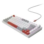 Teclado Mecânico Gamer PCYES Arkeum White Ghost Switch Azul - AKWG75BBR