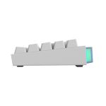 Teclado Mecânico Gamer PCYES Shiyan White Ghost RGB Switch Vermelho - TPSHWGRD