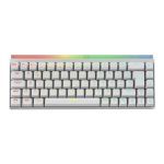 Teclado Mecânico Gamer PCYES Shiyan White Ghost RGB Switch Vermelho - TPSHWGRD