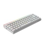 Teclado Mecânico Gamer PCYES Shiyan White Ghost RGB Switch Vermelho - TPSHWGRD