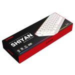 Teclado Mecânico Gamer PCYES Shiyan White Ghost RGB Switch Vermelho - TPSHWGRD