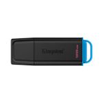 Pen Drive Kingston Exodia 128GB USB 3.2 Preto e Azul - DTXG2/128GB
