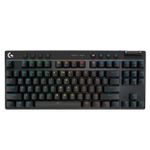 Teclado Mecânico Gamer Sem Fio Logitech G Pro X TKL Preto Lightspeed RGB Switch Marrom Wireless - 920-012127