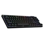 Teclado Mecânico Gamer Sem Fio Logitech G Pro X TKL Preto Lightspeed RGB Switch Marrom Wireless - 920-012127