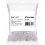Conector Fortrek Macho 100 Peças CAT6 RJ45-112 - FK 140E