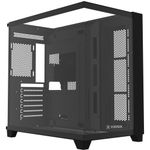 Gabinete Gamer Fortrek Clarity Full Glass Preto