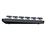 Teclado Mecânico Gamer Sem Fio Logitech MX Switch Tactile Quiet Bluetooth Preto - 920-010760