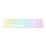Teclado Mecânico Gamer Redragon Ashe RGB Branco Switch Vermelho - K626-KB-W (PT-RED)