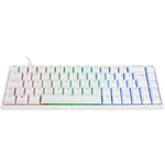 Teclado Mecânico Gamer Akko 3068S Branco Switch Akko Laranja
