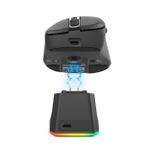 Mouse Gamer Sem Fio Redragon Ebony Standard Preto Wireless Bluetooth com Dock de Carregamento - M998-STD-1K