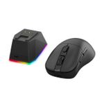 Mouse Gamer Sem Fio Redragon Ebony Standard Preto Wireless Bluetooth com Dock de Carregamento - M998-STD-1K