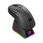 Mouse Gamer Sem Fio Redragon Ebony Standard Preto Wireless Bluetooth com Dock de Carregamento - M998-STD-1K