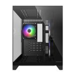 Gabinete Gamer Cougar FV150 Mini RGB com 3 Fans Preto Mid Tower - 382QA60.0001