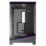 Gabinete Gamer Redragon View Preto ARGB Suporte de GPU Integrado Plataforma para Action Figure Mid Tower - CA-622B