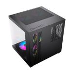 Gabinete Gamer Liketec Makam Preto  com 5 Fans ARGB