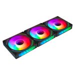 Kit 3x Cooler Liketec Enigma ARGB 120mm Preto - LK-KITARGB-ENIGMA-2079