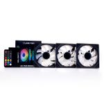 Kit 3x Cooler Liketec Enigma ARGB 120mm Preto - LK-KITARGB-ENIGMA-2079