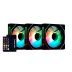 Kit 3x Cooler Liketec Enigma ARGB 120mm Preto - LK-KITARGB-ENIGMA-2079
