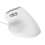 Mouse Ergonômico Vertical Trust Bayo II Branco - 25397