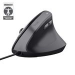 Mouse Ergonômico Vertical Trust Bayo II Preto - 25144