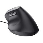 Mouse Ergonômico Vertical Trust Bayo II Preto - 25144