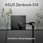 Notebook Asus Zenbook S14 Intel Core Ultra 7 355 16GB DDR5 512GB SSD Windows 11 - 90NB16Q5-M00F60 - OPEN BOX