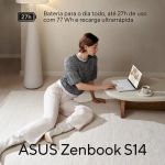 Notebook Asus Zenbook S14 Intel Core Ultra 7 355 16GB DDR5 512GB SSD Windows 11 - 90NB16Q5-M00F60 - OPEN BOX