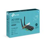 Placa de Rede Wireless e Bluetooth TP-Link AC1200 PCIe - Archer T4E