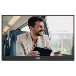 Monitor Portátil AOC 15,6 IPS Full HD 60Hz USB-C com Capa Magnética Alto Falantes - 16T20E2/78