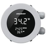 Water Coooler Cougar Poseidon  Vistek ARGB 360 Branco c/ Display - 3MPUA360.0002