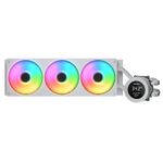 Water Coooler Cougar Poseidon  Vistek ARGB 360 Branco c/ Display - 3MPUA360.0002