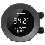 Water Coooler Cougar Poseidon  Vistek ARGB 360 Preto c/ Display - 3MPVA360.0001