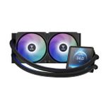 Water Cooler Gamdias Aura GL240 LCD Preto ARGB - AURA GL240 LCD