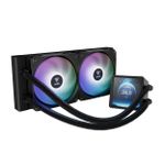 Water Cooler Gamdias Aura GL240 LCD Preto ARGB - AURA GL240 LCD