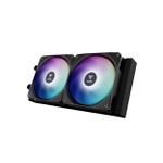 Water Cooler Gamdias Aura GL240 LCD Preto ARGB - AURA GL240 LCD