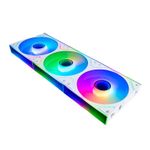Kit 3x Cooler Thermalright TL-M12QRW-S X3 Reverse 120mm ARGB Branco