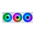 Kit 3x Cooler Thermalright TL-M12QRW-S X3 Reverse 120mm ARGB Branco