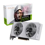 Placa de Vídeo Galax NVIDIA GeForce RTX 5050 (1-Click OC) Branca 8GB GDDR6 - 55NSL8MHCZBS