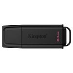 Pen Drive Kingston Exodia 64GB USB 3.2 Preto - DTXG2/64GB