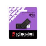 Pen Drive Kingston Exodia S 64GB USB 3.2 Preto - DTXS/64GB