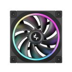 Kit 3x Cooler DeepCool FL12 Preto ARGB 120mm - R-FL12-BKAPN3-G