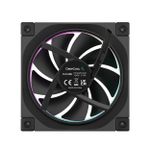 Kit 3x Cooler DeepCool FL12 Preto ARGB 120mm - R-FL12-BKAPN3-G