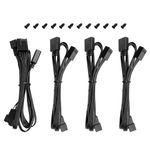 Kit 3x Cooler DeepCool FL12R Preto ARGB 120mm Reverse Blade - R-FL12R-BKAPN3-G