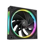Kit 3x Cooler DeepCool FL12R Preto ARGB 120mm Reverse Blade - R-FL12R-BKAPN3-G