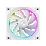 Kit 3x Cooler DeepCool FL12 Branco ARGB 120mm - R-FL12-WHAPN3-G