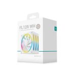 Kit 3x Cooler DeepCool FL12R Branco ARGB 120mm Reverse Blade - R-FL12R-WHAPN3-G