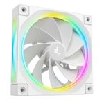 Kit 3x Cooler DeepCool FL12R Branco ARGB 120mm Reverse Blade - R-FL12R-WHAPN3-G
