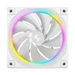 Kit 3x Cooler DeepCool FL12R Branco ARGB 120mm Reverse Blade - R-FL12R-WHAPN3-G