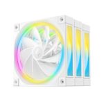 Kit 3x Cooler DeepCool FL12R Branco ARGB 120mm Reverse Blade - R-FL12R-WHAPN3-G